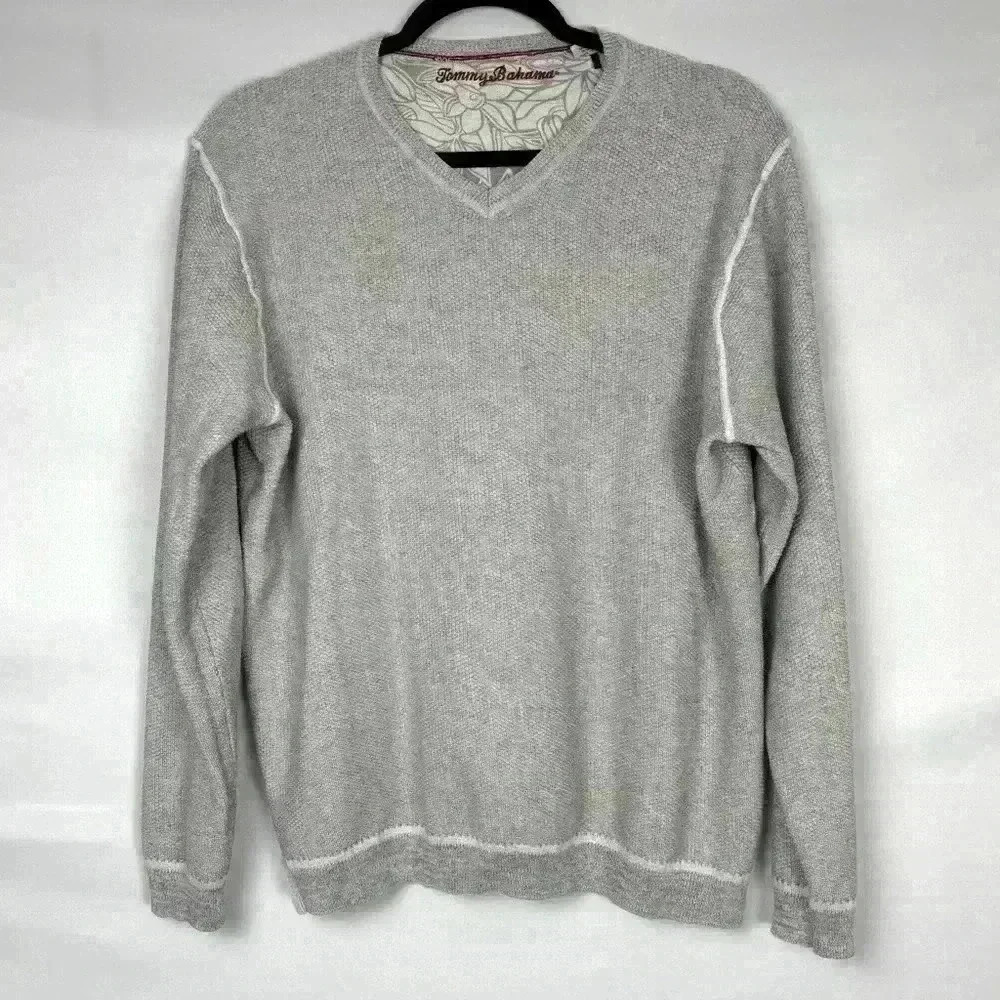 Tommy Bahama 100% Cotton V-Neck Long Sleeve Thermal